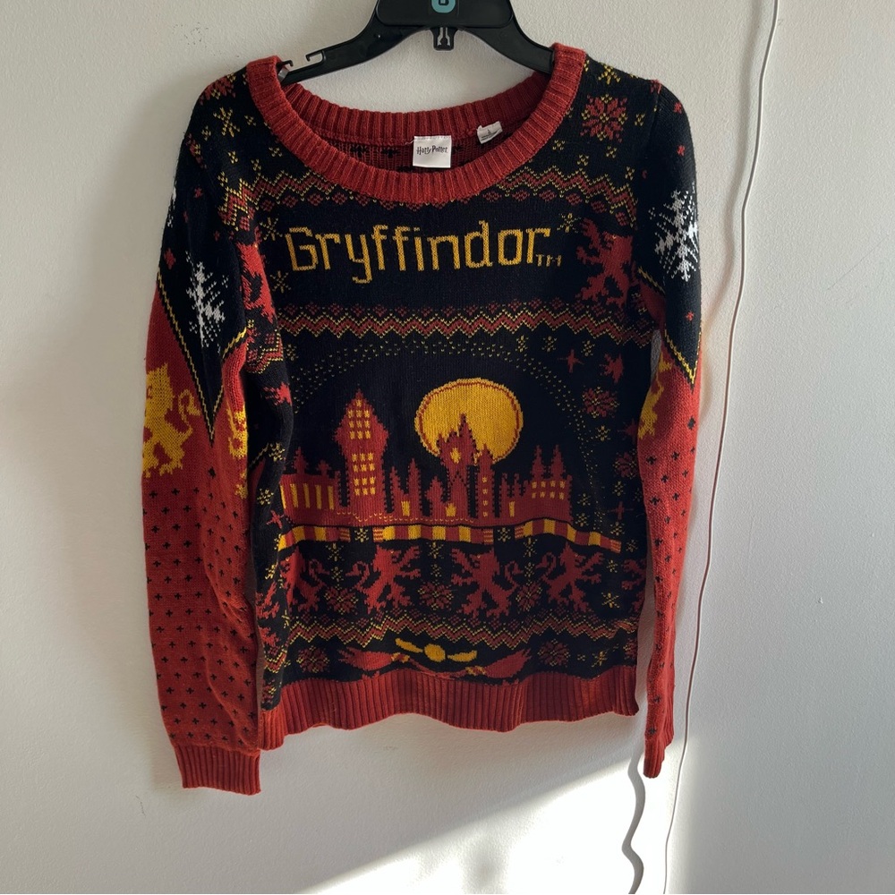 Warner Bros. Gryffindor Sweater - Red, Black, and Yellow